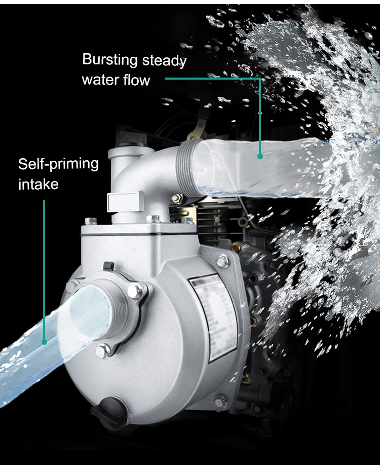 7 HP Flexible Impeller High Pressure Fire Water Pump